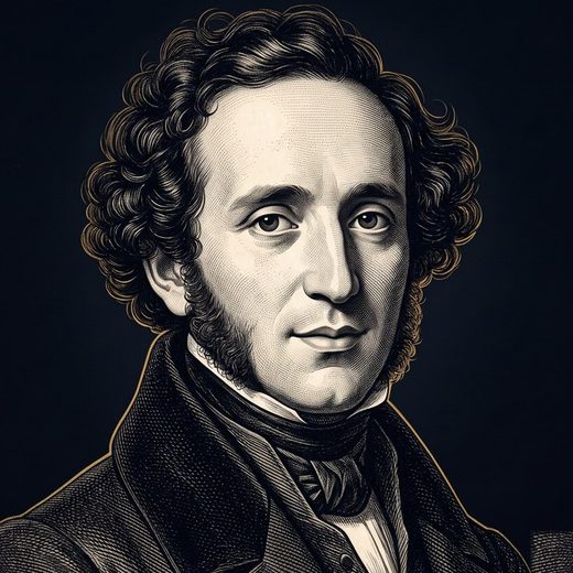 Portrait of Felix Mendelssohn