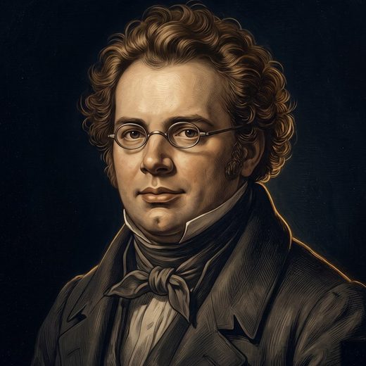Portrait of Franz Schubert